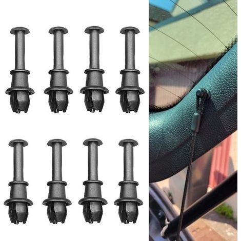 Organiseur de coffre - sangle de coffre - clip de cordon de tablette de bagages 1M6867574A - support de bouton - 8 pièces clips de tablette de bagages (1/5)