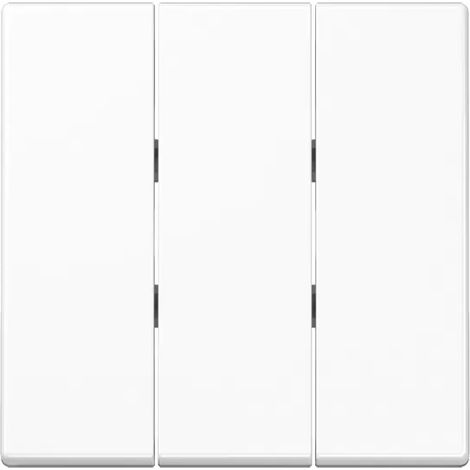 Jung Wippe 3fach, Thermoplast, Serie A, alpinweiß A 593 BF WW (1/2)