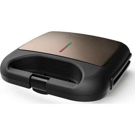 Black+Decker BXSA752E Sandwichmaker schwarz bronze 750W