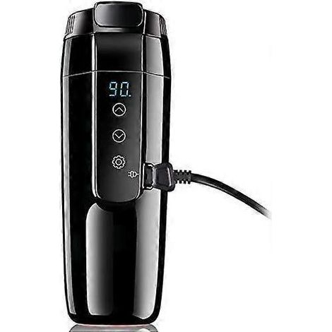 12-V-Auto-Beheizbecher mit auslaufsicherem Deckel, tragbarer Smart-Kaffeebecher, variable Temperatur von 20 bis 90 °C