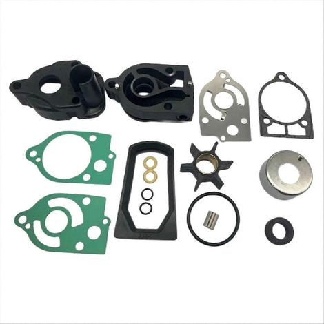 Kit complet de turbine de pompe à eau 46-77177A3 compatible avec les moteurs hors-bord Mercury 30, 35, 40 et 60 (1/5)