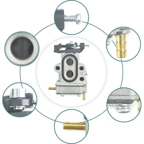 Le carburateur WYA-71 est compatible avec les tondeuses à gazon Toro 51930A, 51936, 51932A et 51934A, spécialement conçu pour les tondeuses à gazon Toro, améliorant la puissance de sortie.
