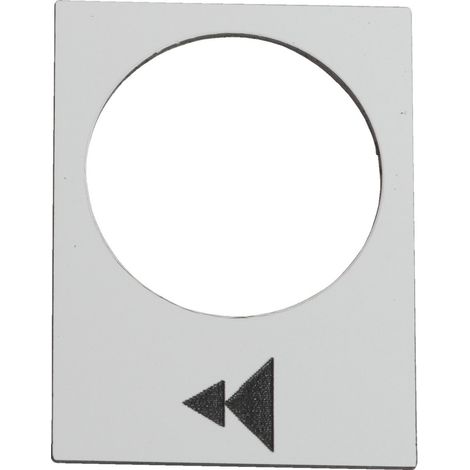 Plaque descriptive, blanche, rectangulaire, 30 x 40 mm, à levage lent-rapide, ZB2BY4903 (1/4)