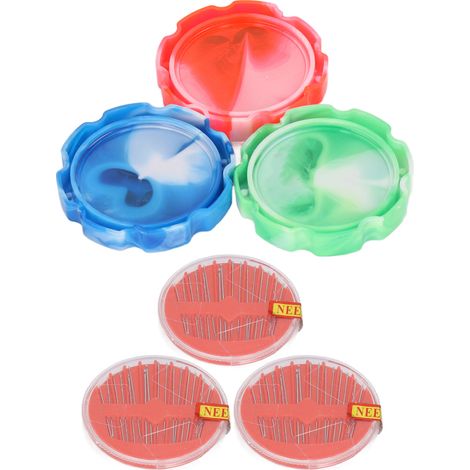 Disque magnétique circulaire en plastique pour couture, aiguille (1/5)