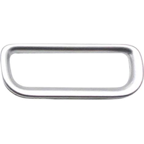 Cadre de feu de détresse/interrupteur de lampe d'avertissement argenté pour voiture (1/5)