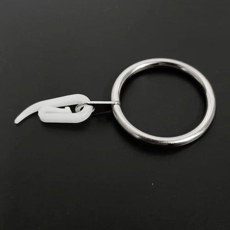 40 Pièces Anneaux de Rideaux en Métal Anneaux pour Tringle à Rideaux Anneaux de Suspension de Rideaux Anneaux de Rideau & Crochet de Rideau Pour rideaux et tringles, 30 mm Diamètre Intérieur (1/5)