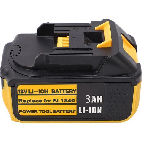 Batterie de rechange pour outil sans fil 3000mAh, coque ABS PC, protection contre les courts-circuits, indicateur lumineux inclus (1/5)