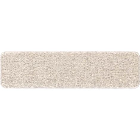 Tappetini Antiscivolo per Scale 15 pz 75 x 20 cm Crema PP vidaXL (1/5)