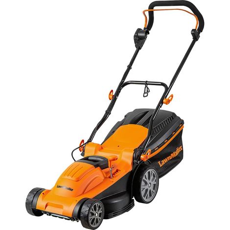 Tondeuse électrique 1600W 37cm, arrêt sécurité, 400m² Arrêt lame 3s, bac 40L pliable, 6 hauteurs 20-70mm, guidon ergonomique, captage d'herbe optimisé, haute puissance. (1/5)