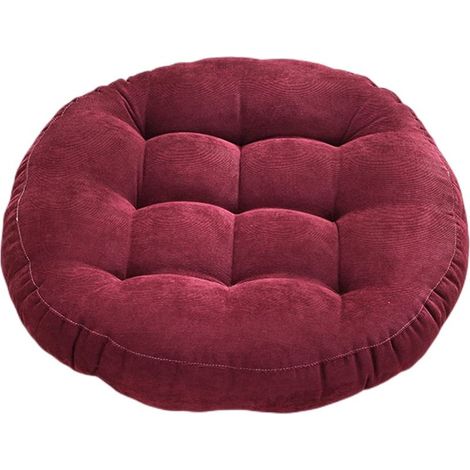 Bodenkissen – Quadratisches, gestepptes Kissen aus dickem Cord – Für Meditation, Yoga, Tatami, Wohnzimmer, Balkon, Büro, Außenbereich – 45 x 45 x 12 cm – 1 Stück (1/5)