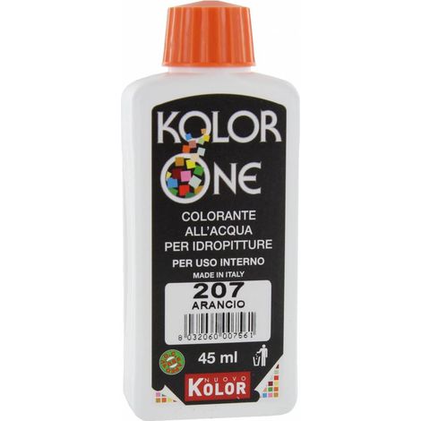 12 x COLORANTE KOLOR ONE 45 ML ARANCIO 207