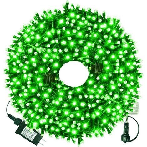 300 LED Guirlande Lumineuse Noël, 32 m avec 8 Modes et Mémoire, Étanche pour Intérieur et Extérieur (1/4)