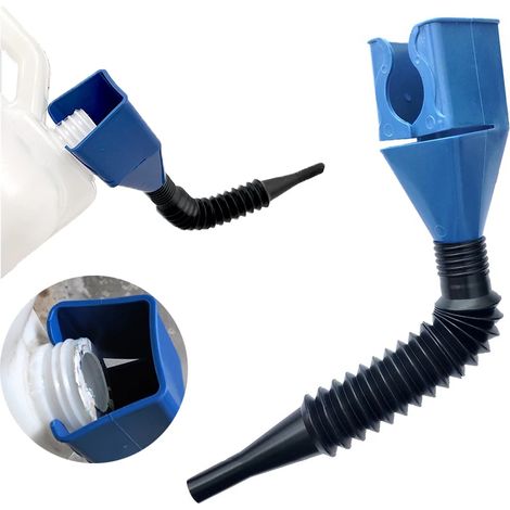 Lot de 2 entonnoirs à huile en plastique avec filtre, pour vidange auto/moto