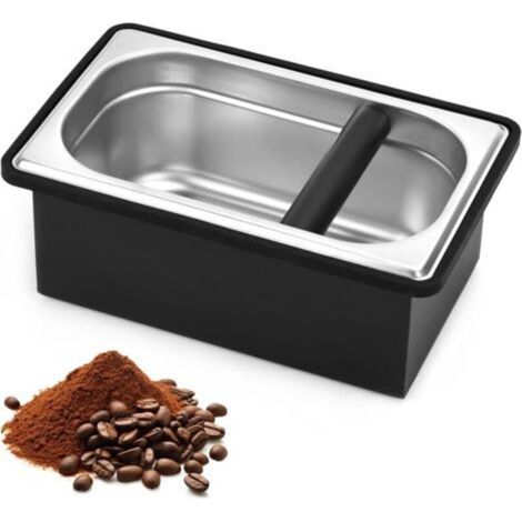 Boîtes à café en acier inoxydable, boîtes à café de grande capacité, conteneurs pour machines à expresso, outils pour poudre de café (1/5)