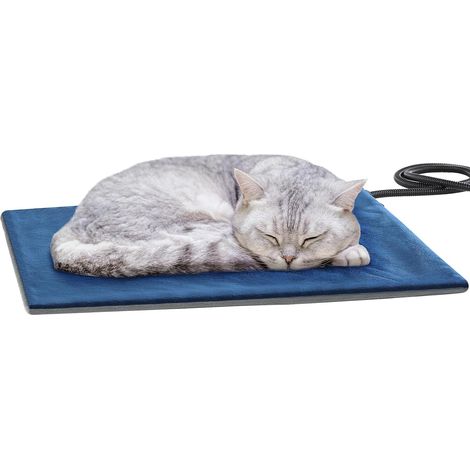 Tapis Chauffant Chat avec Voyant Lumineux, Coussin Chaton (1/5)