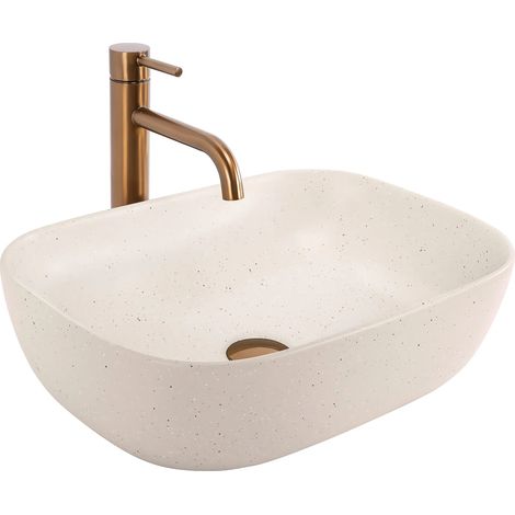 AUFSATZWASCHBECKEN REA BELINDA SANDY BEIGE (1/5)
