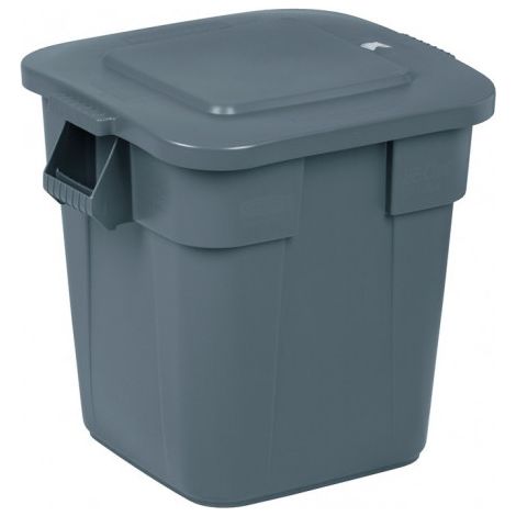Conteneur polyvalent gris 105 l PE L545xl545xH570 mm RUBBERMAID
