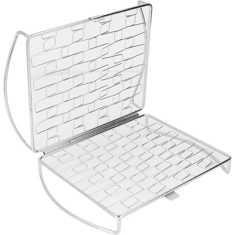 Grill De Camping, Grill De Camping Portable Pliant, Support De Filet De Barbecue Professionnel en Acier Inoxydable pour Poissons, Crevettes, Légumes, Accessoires De Cuisine (1/5)