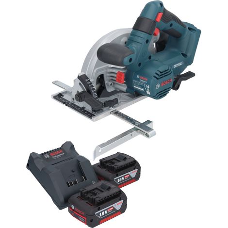 Bosch GKS 18V-57-2 Sega circolare professionale a batteria 18 V 165 mm brushless + 2x batteria ricaricabile 4,0 Ah + caricabatterie (1/5)