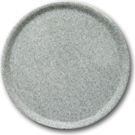 Plato para pizza resistente fabricado en porcelana granítica Speciale de 330 mm - juego de 6 unidades.