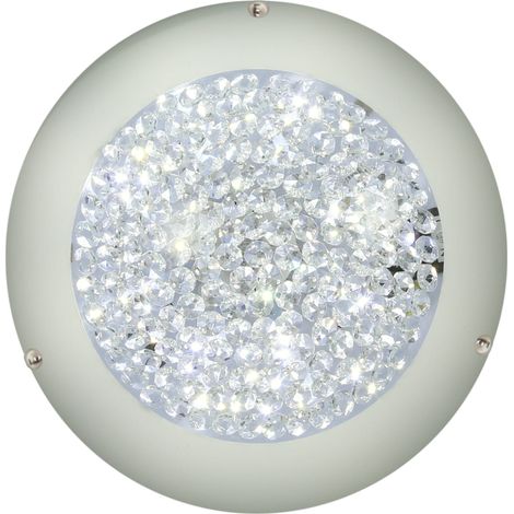 Plafonnier LED Candellux Pristina blanc 30cm 10W 4000K (1/3)