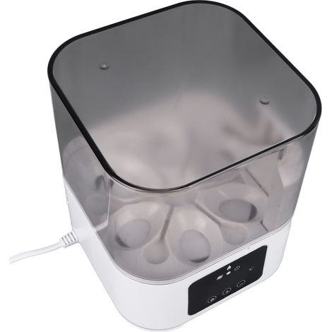 Incubateur automatique pour 6 œufs avec retourneur automatique pour l'incubation de poules, cailles, canards, oies et dindes. (1/5)