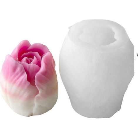 Moules à bougies tulipe, moules de coulée, moules à fleurs, moules en silicone, moules en résine époxy, moules à ornements, moules en plâtre, moules à savon (1/5)