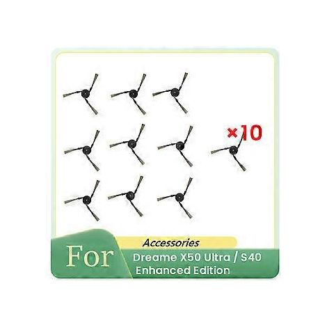 10 Stück Seitenbürsten für X50 Ultra Saugroboter-Ersatzteile