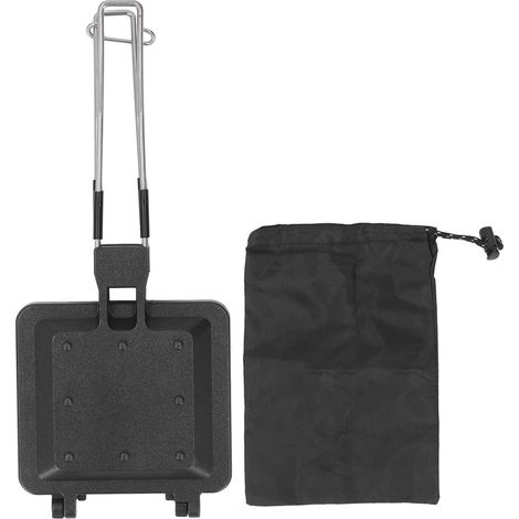 Multifunctional Foldable Portable Sandwich Machine with Non-Stick Coating Pressure Pan Toaster for Home Outdoor Camping Hiking (1/5)