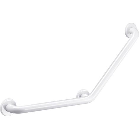 CCYKXA Basic 135° abgewinkelte Haltegriff-Armlehne, 45 cm x 45 cm (weiß), 3 Beine (1/4)