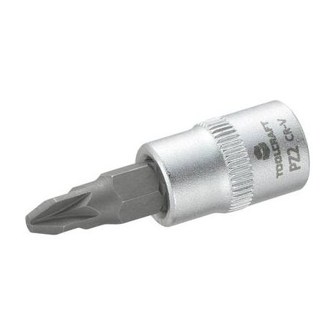 Douille-embout vis Pozidriv PZ 2 Longueur: 37 mm TOOLCRAFT 816057 Propulseur: 1/4" (6.3 mm) 1 pc(s) (1/2)