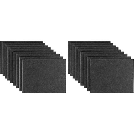 (18 Stück) 20 x 16 x 0,5 cm selbstklebende Filzgleiter für Möbel, weiche Filz-Stuhlkissen, kratzfeste Bodengleiter (1/5)
