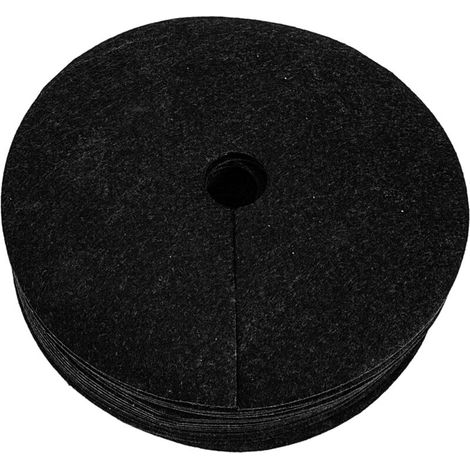 20pièces Toile De Paillage Anti-Mauvaises Plantes Ronde Membrane De Désherbage Perméable pour Cultures Et Vergers Protège Les Arbres Fruitiers sans Bloquer Air Et Eau Écologique Et