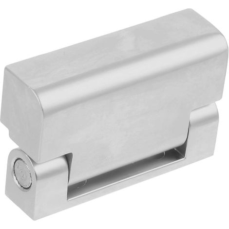 Charnière de porte moustiquaire à amortissement Gatuida, couple constant de 5 Nm, argentée, grande taille (1/5)