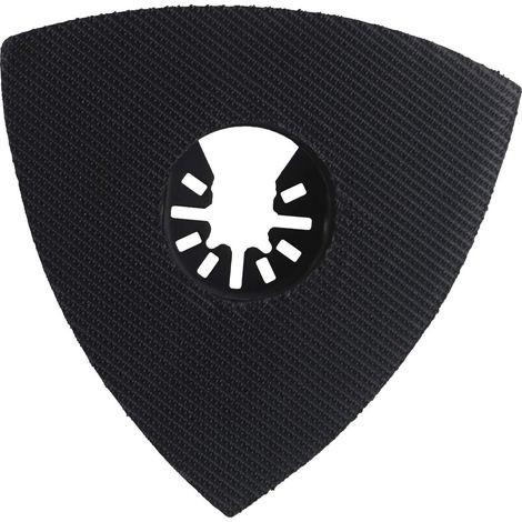 Patin de Ponçage Triangulaire Oscillant Multi-Outils 90mm Crochet et Boucle Compatible pour Stanley (1/5)
