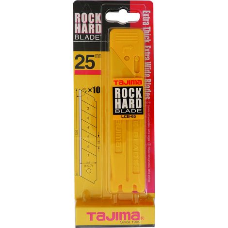 TAJIMA Étui plastique de 10 lames 25 mm (1/5)