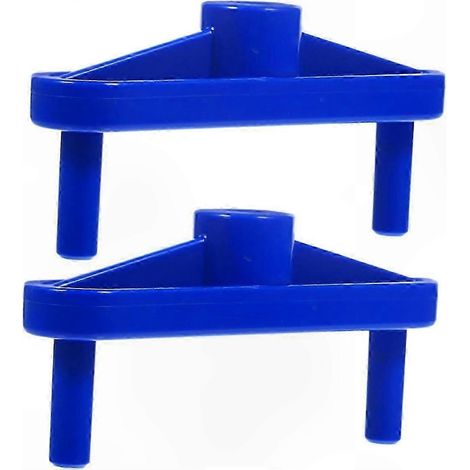 Lot de 2 traçoirs de menuiserie, jauge de marquage en plastique bleu avec localisateur de ligne pour centrage et traçage précis (1/5)