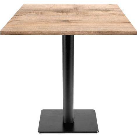 Table 70 x 70 cm - modèle Milan T tanin naturel