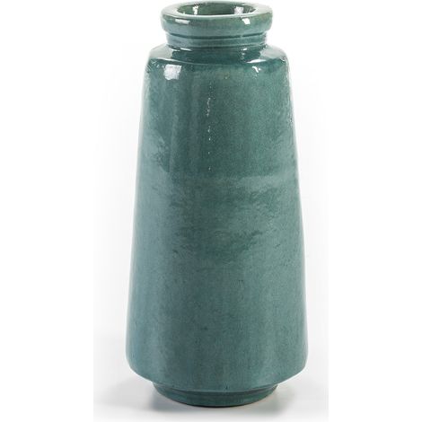 Vase 30x30x64 Türkis geknacktes Sandsteinzubehör und Geschenke / Vasen, Tibors und Stones Regenschirm Alle Stile, um dem Haus eine Note zu verleihen (1/3)