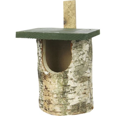 CJ Wildlife Nistkasten Höhle für kleine Singvögel 18 x 22 cm natur/grün Vogelhäuser (1/2)