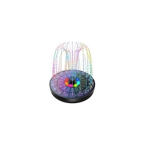 Fontaine solaire LED flottante 4W pour fontaines et bassins d'extérieur (1/5)