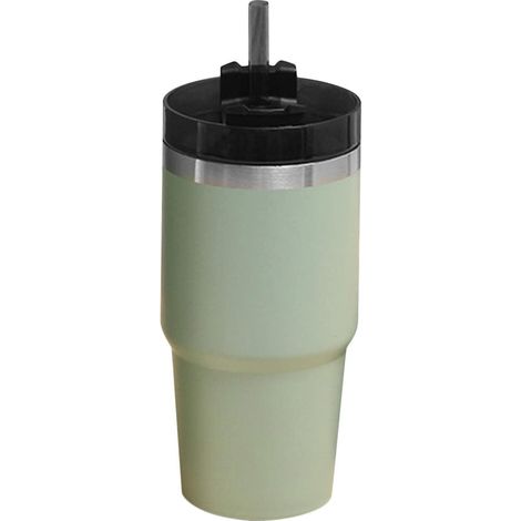20 Oz Tasse Thermique En Acier Inoxydable - Tasses Caf Thermiques Avec Couvercle Et Paille - Thermos En Acier Inoxydable Double Paroi Isol Sous (1/5)