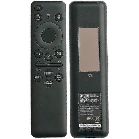Télécommande solaire rechargeable de remplacement universelle compatible avec les téléviseurs Samsung BN59-01432A (1/2)