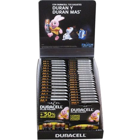 Duracell Display 40 blister 20 x 4 AAA e 20 x 4 AA IBAMJ17