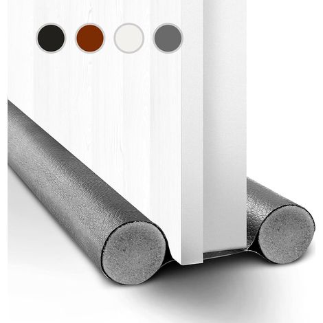 2 Pieces Draught Excluder Door 96 cm Cold Insulation (1/5)
