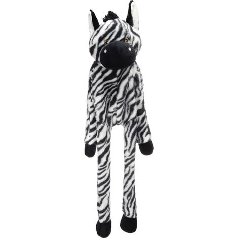 Jeu Geant sonore pour chien Zebre en peluche (1/4)