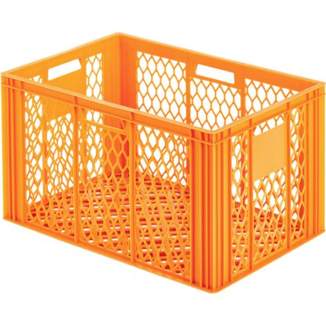 Alutec 75092  Kunststoffbox  lebensmittelgeeignet (B x H x T) 600 x 350 x 400 mm Orange 1 St.