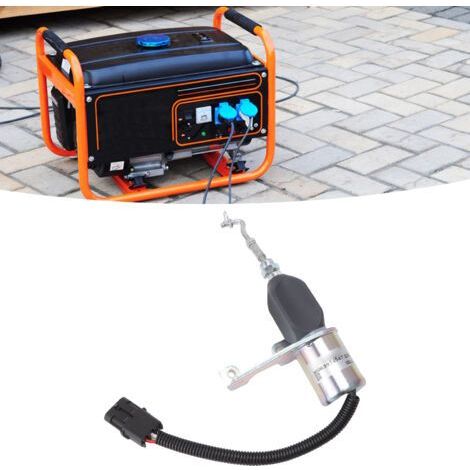 Metal Pull Solenoid Valve for Generator Set - 12V Power Supply Shutoff Circuit Breaker - (1/2)