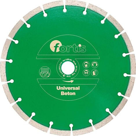 Diamant-Trennscheibe Universal Beton Ø 180 mm gesintert 10 mm Bohrung 22,2 mm FO