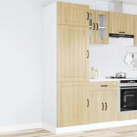 Maison Exclusive - Armadio da Cucina Lucca Rovere Sonoma in Legno Multistrato